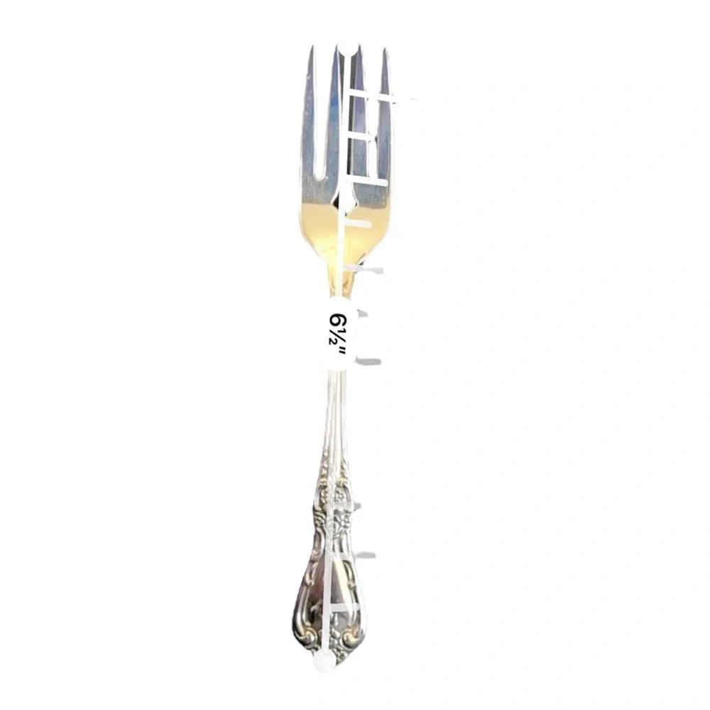Oneida Kennett Square Fish Forks Set Of Three Stainless Floral Flatware